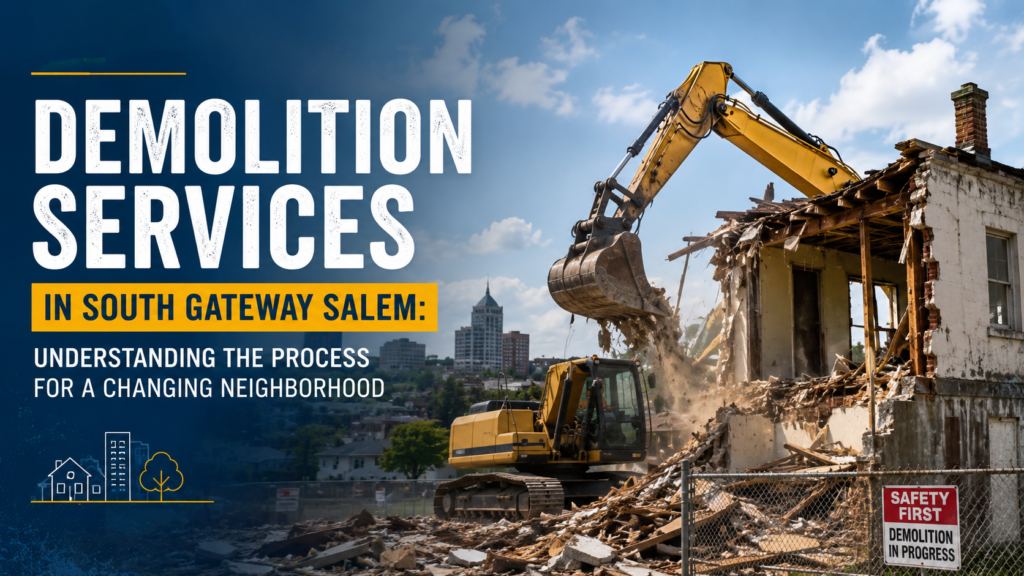 Demolition Services in South Gateway Salem: Understanding the Process for a Changing Neighborhood
